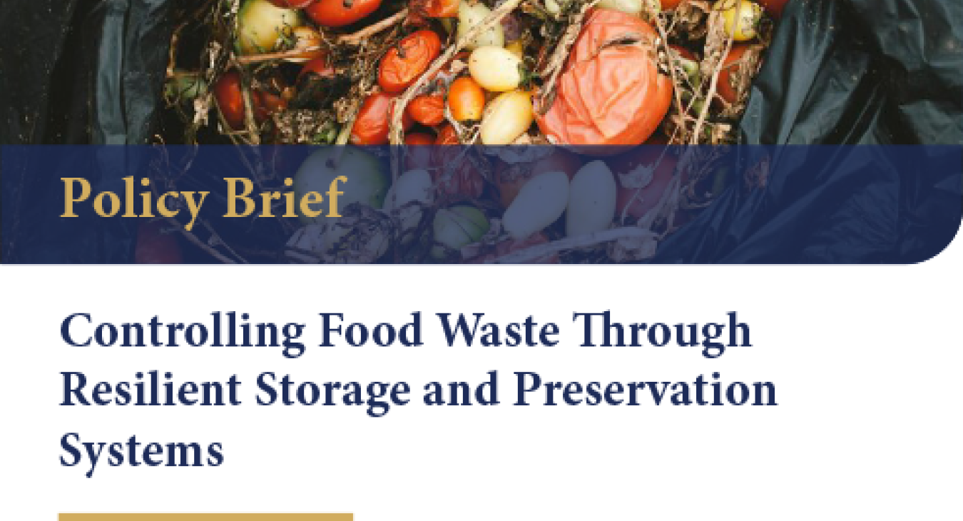 Controlling Food Waste Through  Resilient Storage and Preservation  Systems