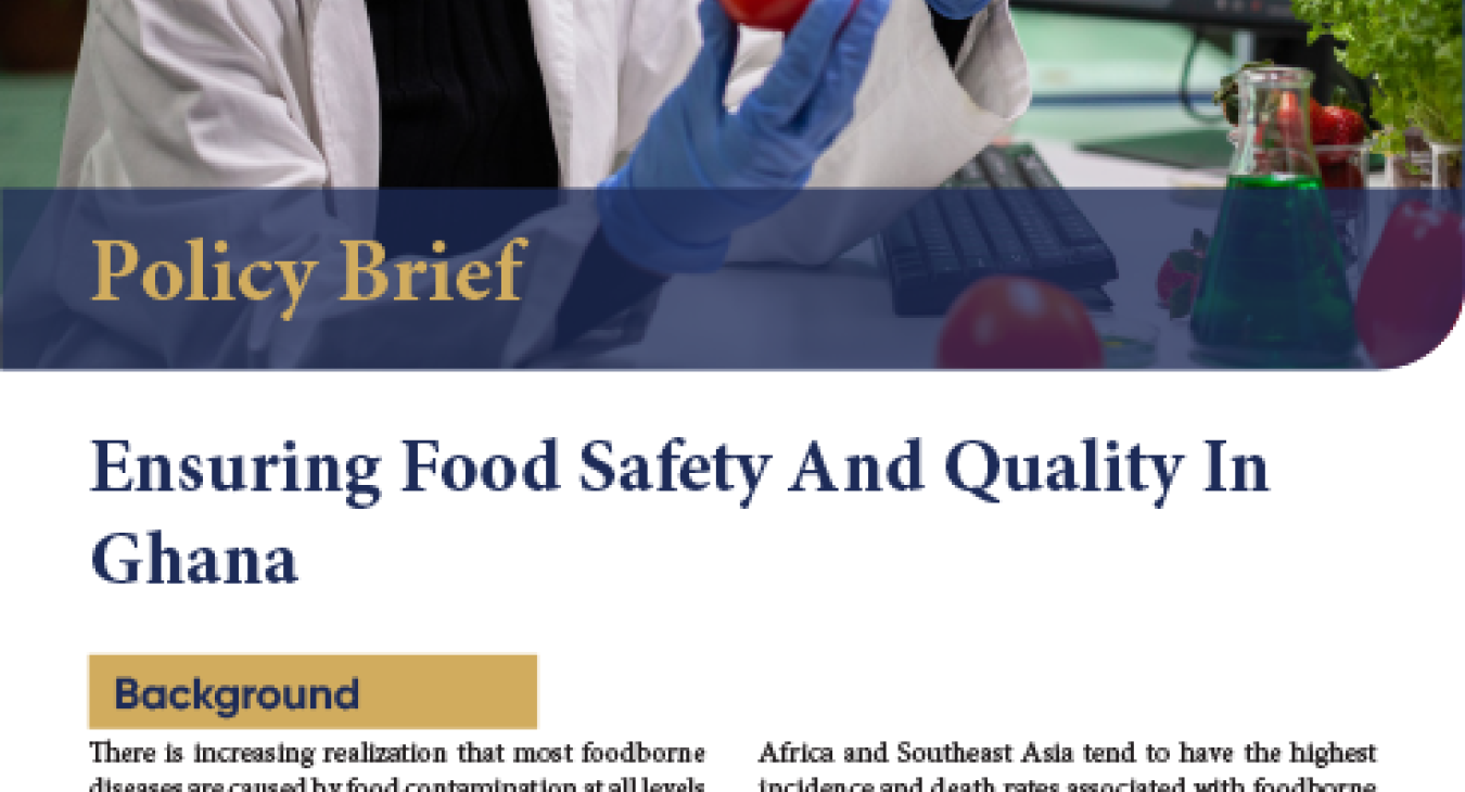 Ensuring Food Safety And Quality In  Ghana 